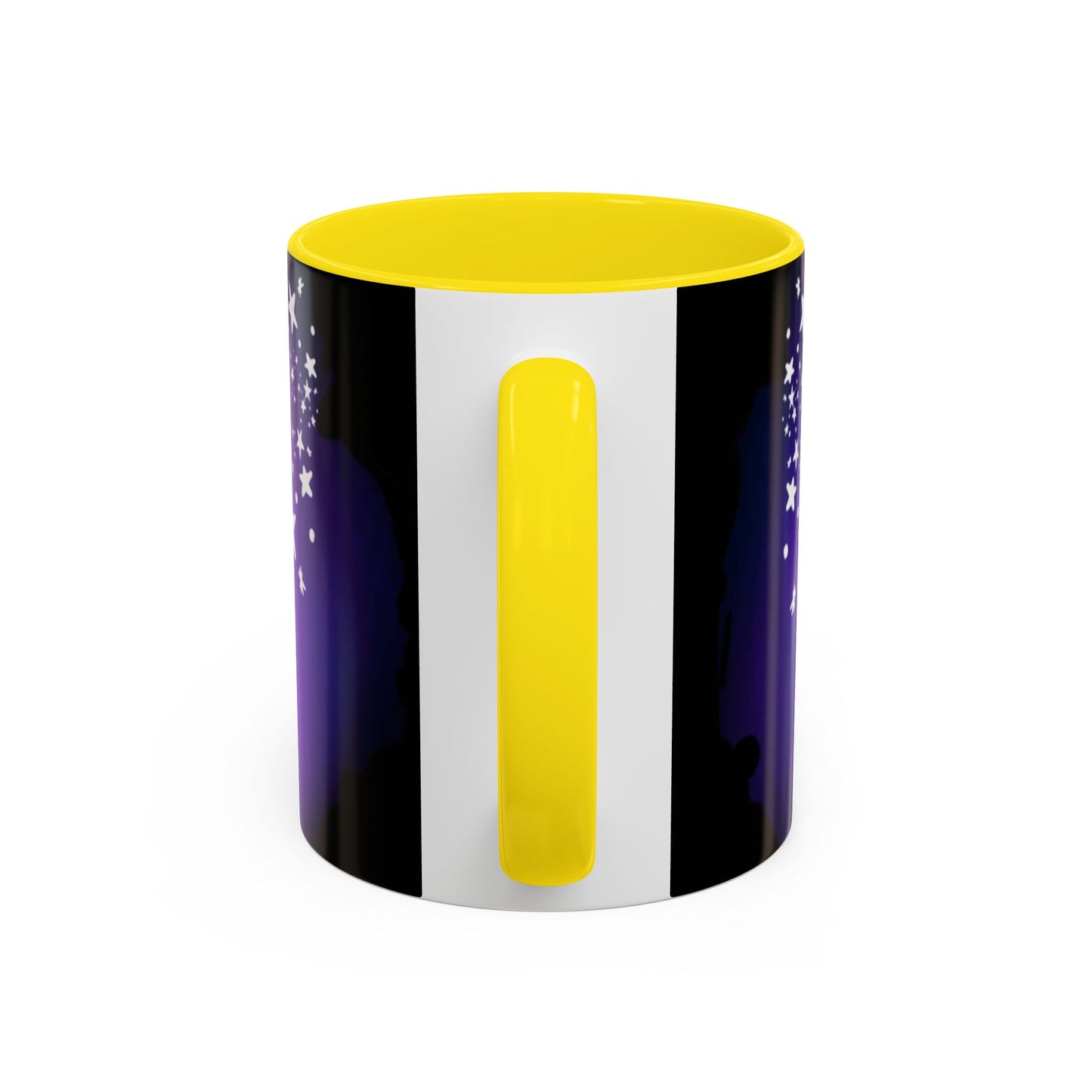 Cosmic Starry Accent Coffee Mug - Colorful Art, Astrology Gift, Modern Home Decor, Celestial Mug, Unique Gift Idea