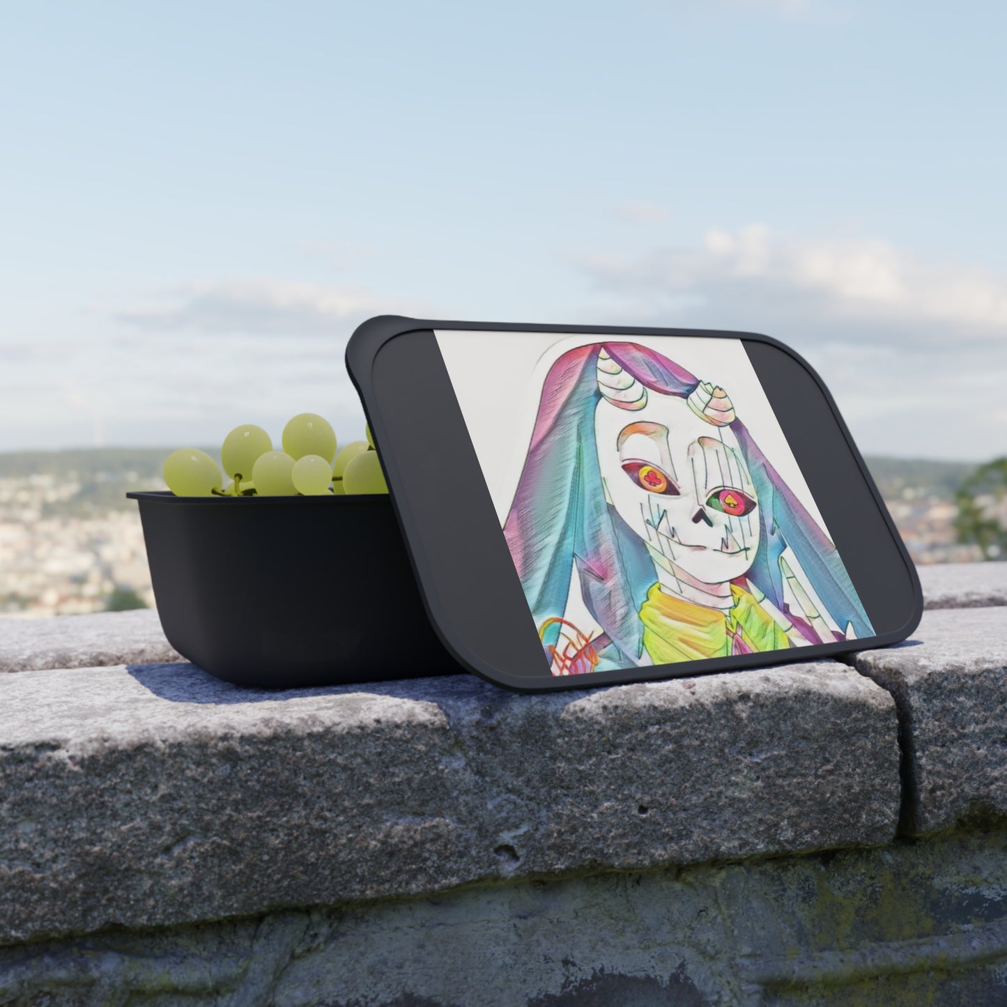 Colorful Halloween Bento Box, Fun Lunch Container, Unique Snack Box, School Lunch Essentials, Halloween Party Supplies