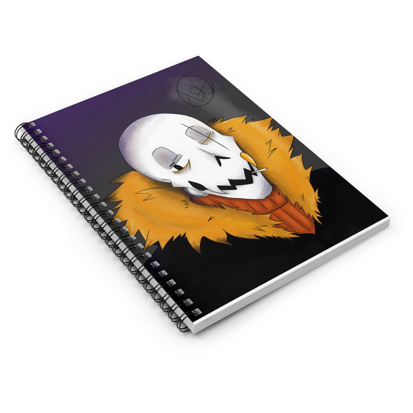 Artistic Spiral Notebook - Unique Design, Perfect for Journaling, Note-taking, Gifts for Students, Halloween, and Creative Minds