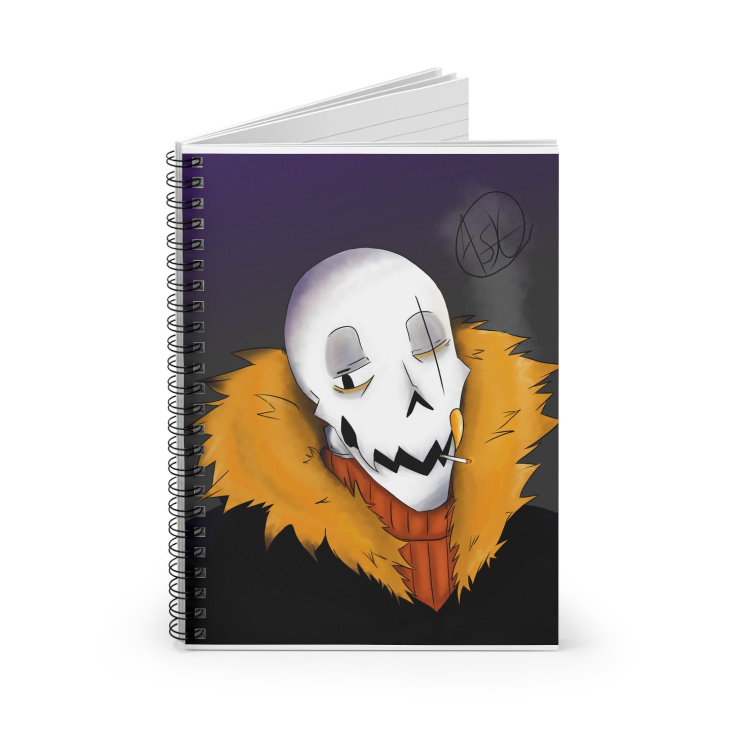 Artistic Spiral Notebook - Unique Design, Perfect for Journaling, Note-taking, Gifts for Students, Halloween, and Creative Minds
