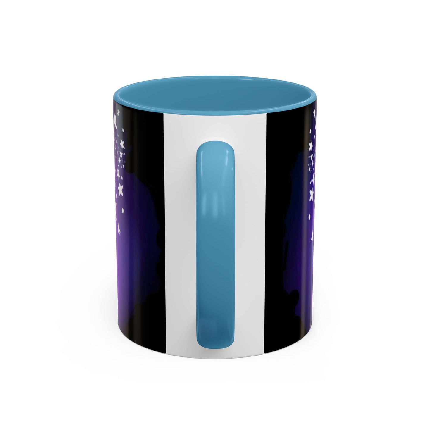 Cosmic Starry Accent Coffee Mug - Colorful Art, Astrology Gift, Modern Home Decor, Celestial Mug, Unique Gift Idea