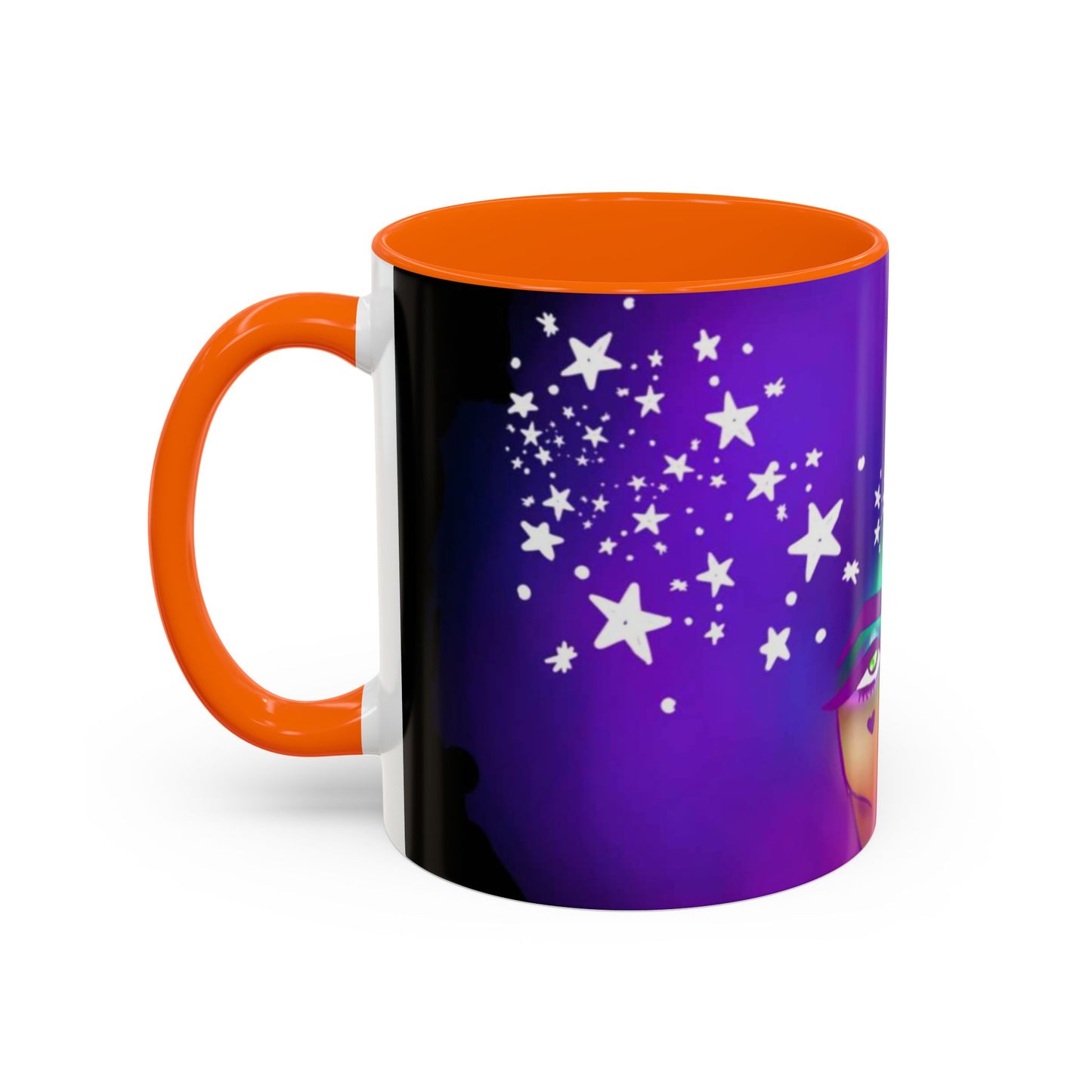 Cosmic Starry Accent Coffee Mug - Colorful Art, Astrology Gift, Modern Home Decor, Celestial Mug, Unique Gift Idea